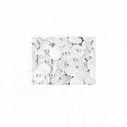 Заглушка для конфирмата шестигранник № 23 Белый D14 (1000 шт/уп) (ЗКш-белый)